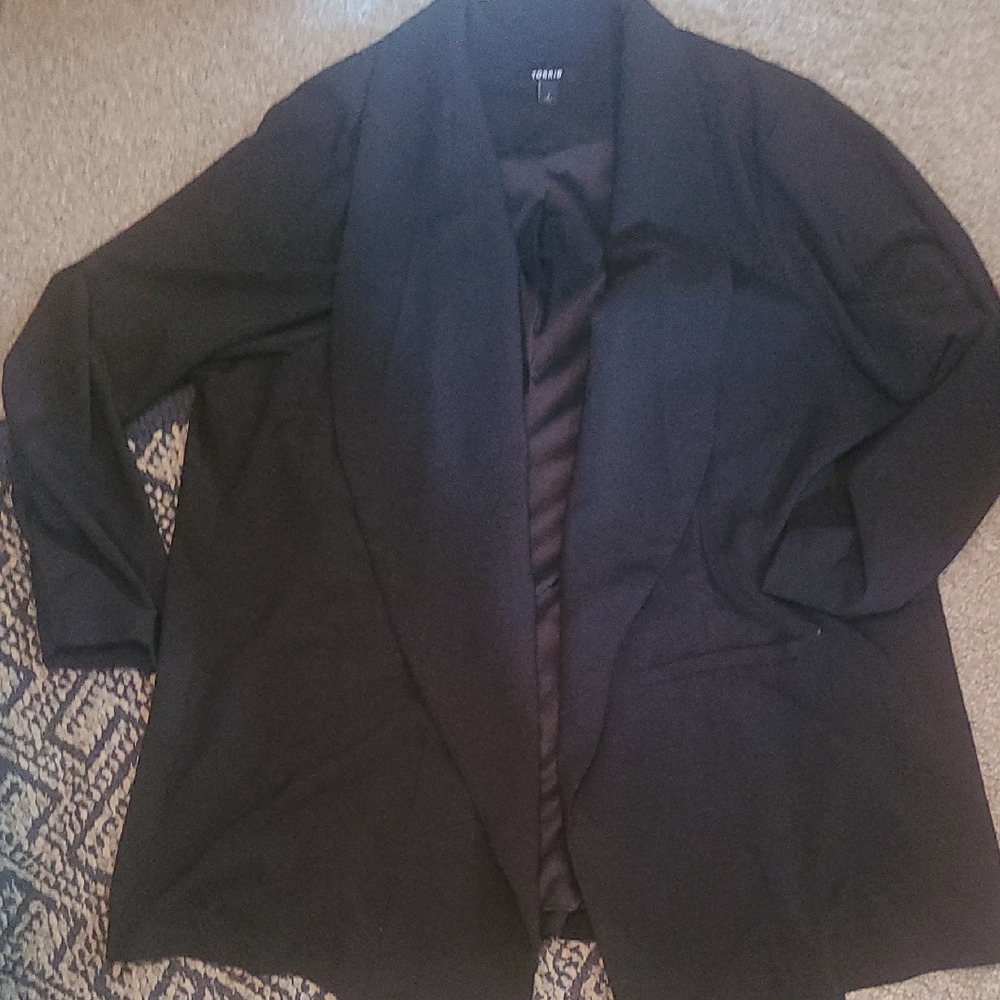 Torrid Black Blazer Classic Formal Suit Jacket
